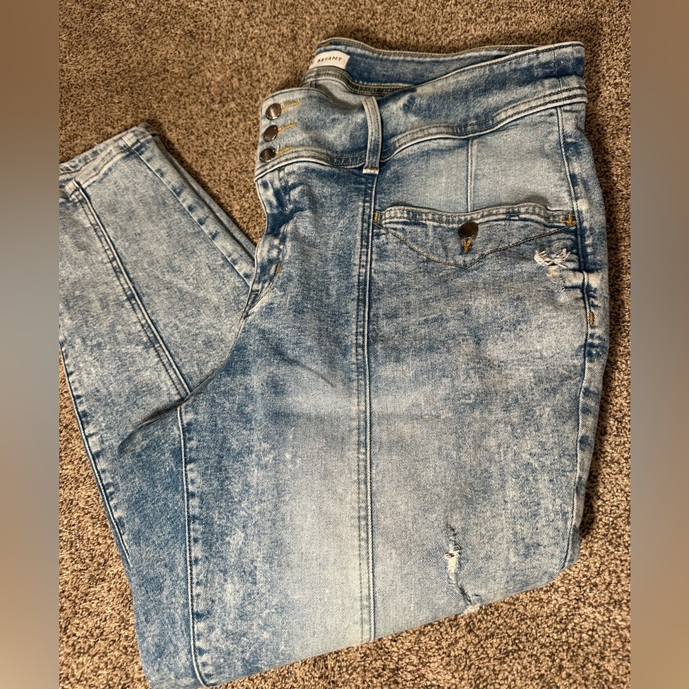 Lane Bryant Distressed Jeans